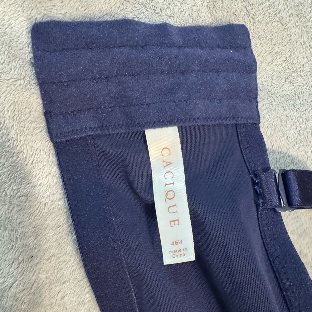 Cacique Lane Bryant Lightly Lined Balconette Bra 46H - Picture 5 of 7